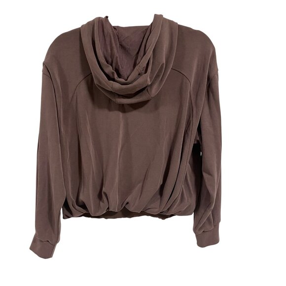 Athleta Seasoft Bubble Hem Hoodie‎ in Smokey Rose Size XS - Picture 6 of 8